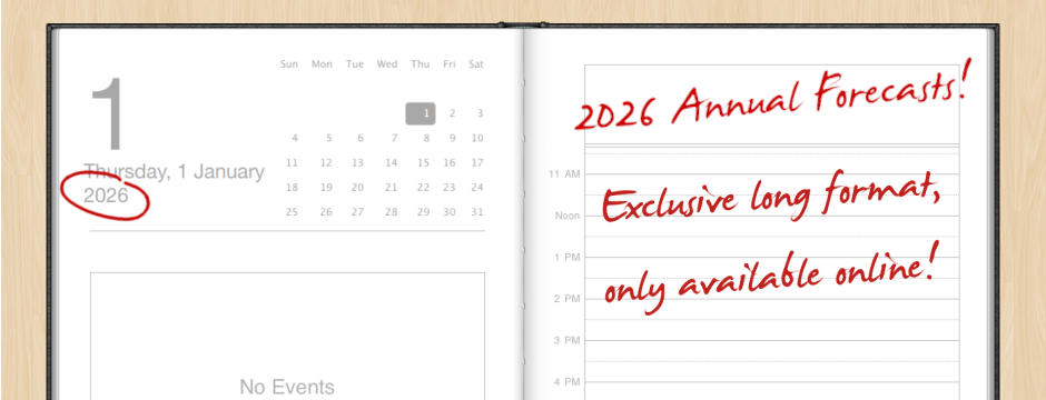 Annual Forecasts available for ordering!